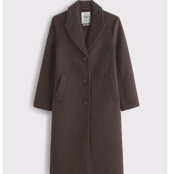 Abercrombie & Fitch Wool Blend Coat - Picture 4 of 6